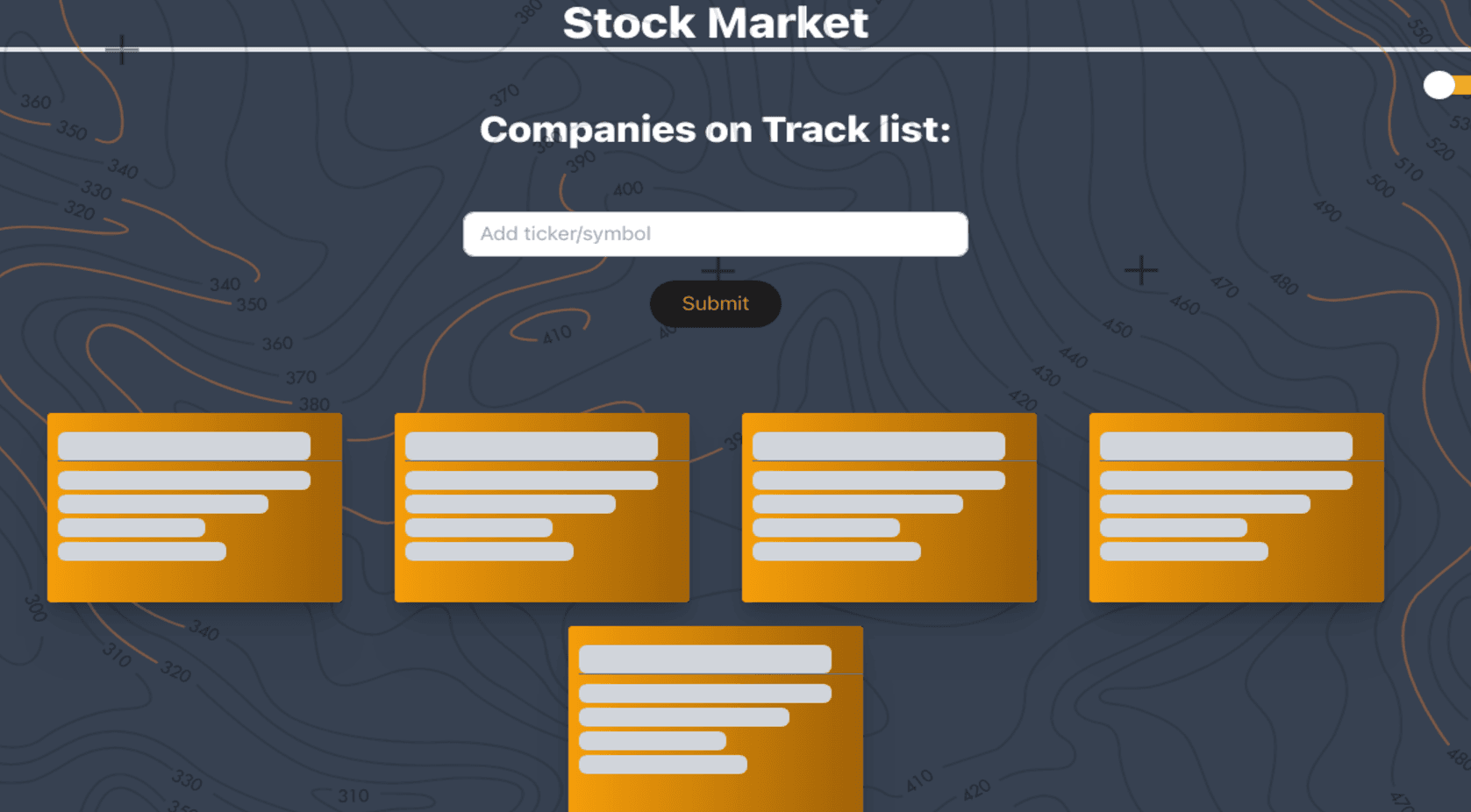 GeoCapital stock Tracker project image